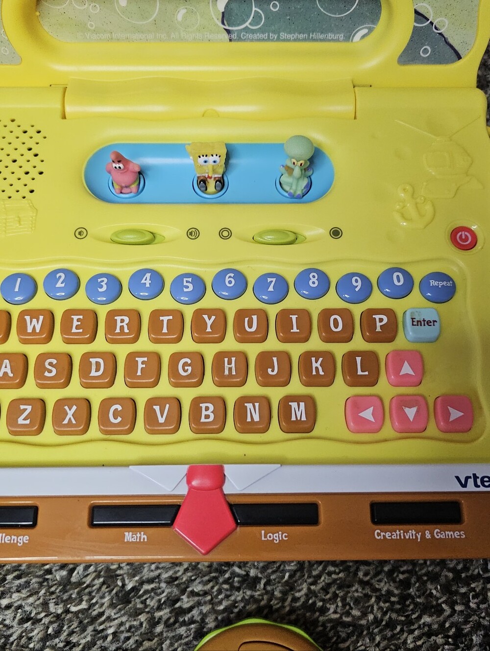2008 VTech SpongeBob SquarePants 15-Activity Learning Laptop - Picture 4 of 5